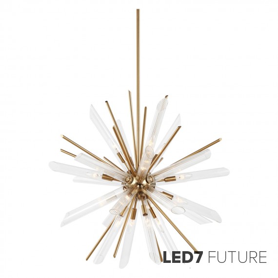 Loft Industry Modern - Sun Spikes Chandelier